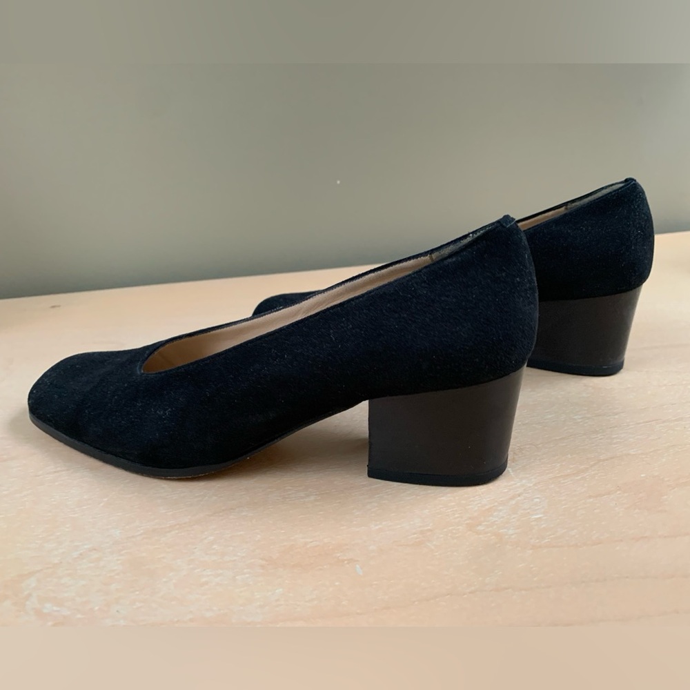 Ann Taylor Black Suede Heels